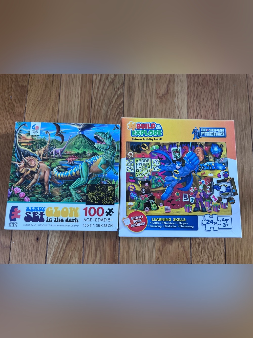 Set of 2 boxed jigsaw puzzles ages 3-5 and up